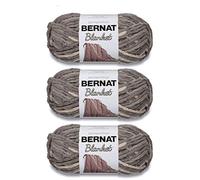 Bernat Hilo, poliéster, acero plateado, paquete de 3