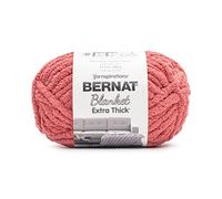 Bernat Manta de lana de arcilla extra gruesa, 1 paquete de 600 g/21 oz-Poliéster-7 Jumbo-Knitting/Crochet