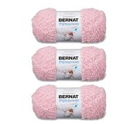 Bernat Pipsqueak Tickle Me Pink Yarn - Paquete de 3 hilos de 100 g, poliéster, 5 voluminosos, 101 yardas, tejido/ganchillo