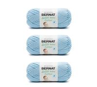 Bernat Softee Baby Cotton Dusk Sky - Ovillo de lana para bebé, paquete de 3 unidades de 4.25 onzas, mezcla - 3 DK (ligero) - 254 yardas - Tejido/ganchillo