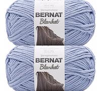 Bernat Yarn Manta, azul ahumado, 2x300g