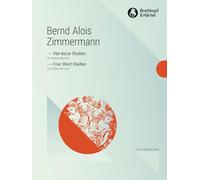 Bernd Alois Zimmermann: Vier kurze Studien - Cello Sheet Music - Edition Breitkopf (EB 9568)