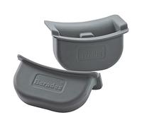 Berndes Silikon-Thermogriffe Mangos térmicos de, Silicona, Gris, 20 x 10,5 x 5 cm