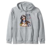 Bernedoodle - Cruz híbrida para Perro de montaña bernés Sudadera con Capucha