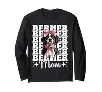 Berner Mom Mama Bernese Mountain Dog Día de la Madre Coqueta Manga Larga