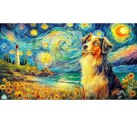 Berner Sennenhund am Leuchtturm Recycle Papier Puzzle 1000 Teile Bildungsspiele Spaß und Herausforderndes Familiensspiel Tolle Geschenkidee für Entspannung 38x52/1000 Teile