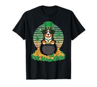 Bernese Dog St. Patrick's Day Clover Camiseta