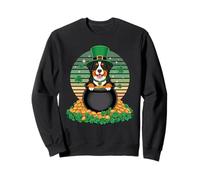 Bernese Dog St. Patrick's Day Clover Sudadera