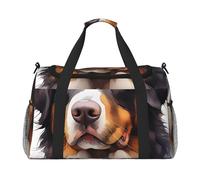 Bernese Mountain Dog - Bolsa de viaje resistente al agua para deportes, gimnasio y fin de semana para hombres y mujeres
