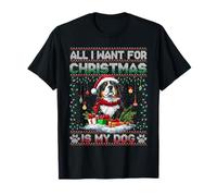 Bernese Mountain Dog Christmas Tree Decorations Dog Lover Camiseta