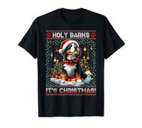 Bernese Mountain Dog Christmas Tree Decorations Dog Lover Camiseta