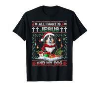 Bernese Mountain Dog Christmas Tree Decorations Dog Lover Camiseta