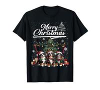 Bernese Mountain Dog Christmas Tree Decorations Dog Lover Camiseta