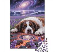 Bernese Mountain Dog Rompecabezas 1000 Piezas Adultos Obra De Arte Desafío Juguetes Regalo 1000pcs (75x50cm)