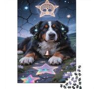 Bernese Mountain Dog Rompecabezas 1000 Piezas Adultos Y Ni?os Obra De Arte Desafío Juguetes Regalo 1000pcs (75x50cm)