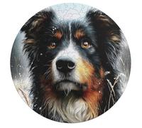 Bernese Mountain Dog Rompecabezas Infantil Portátil 195 Piezas Animales Formas Especiales Perro Lindo Pet Puzzle Niños Juguete Educativo para Decoración del Hogar195 PCS