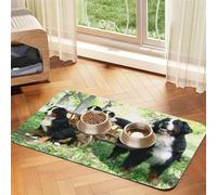 Bernese Mountain Dog,Waterproof Pet Feeding Mat,PU Leather Placemats for Cat Dog Water Bowl,Food Mats,30x45cm