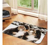 Bernese Mountain Dog,Waterproof Pet Feeding Mat,PU Leather Placemats for Cat Dog Water Bowl,Food Mats,40x60cm