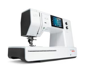 Bernette B77 Máquina de coser para ordenador, pantalla táctil a color y doble transporte, con 500 puntos de costura