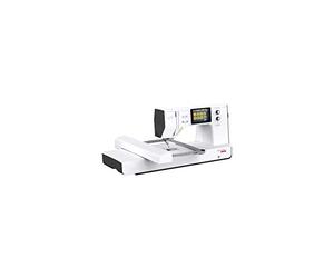 Bernette Bernina B79 - Máquina de coser y bordar blanca, metal y plástico, 500 puntadas, doble alimentación, 3 aros de bordado, amplia área, 2 módulos de software Bernina Toolbox incluidos