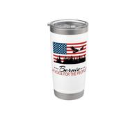 Bernie Sanders - Bandera política de América de base y águila Vaso térmico de acero inoxidable de doble pared