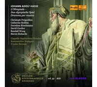 Bernius,F. - Johann Adolf Hasse: L'Olimpiade (Das olympische Speal) - Dramma per musica