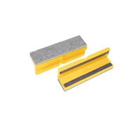 Bernstein 9-900-S6125 - Mandíbulas protectoras magnéticas de 125 mm, revestimiento de fieltro con superficie de plástico lisa y perfilada (125 mm)