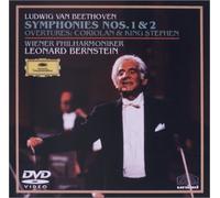 Bernstein - Beethoven: Symphonie No. 1 & 2 [Alemania] [DVD]