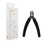 Bernstein ESD stripper mini cortador lateral | 135 mm | sin algodón para alambres de cobre de hasta Ø 0,8 mm | superficie pulida | con resorte de apertura | Mango ESD negro de 10^6 a 10^9 ohmios