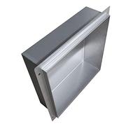Bernstein nicho de Pared de Acero Inoxidable BS303010 sin Borde - 30 x 30 x 10 cm - Estante de Ducha para Utensilios de baño - Material Inoxidable - nicho de Ducha alicatable en Acero Inoxidable