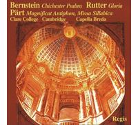 Bernstein, Rutter, Pärt : Oeuvres chorales. Brown, Manneke.