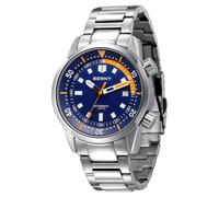 BERNY Reloj Automático para Hombres Sumergible 20 ATM con Vidrio de Zafiro y Correa de Acero Inoxidable