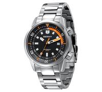 BERNY Reloj Automático para Hombres Sumergible 20 ATM Mecánico con Vidrio de Zafiro, Cómoda Correa de Acero Inoxidable y Súper Luminosidad