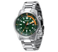 BERNY Reloj Automático para Hombres Sumergible 20 ATM Mecánico con Vidrio de Zafiro, Cómoda Correa de Acero Inoxidable y Súper Luminosidad