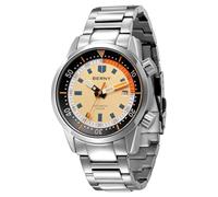 BERNY Reloj Automático para Hombres Sumergible 20 ATM Mecánico con Vidrio de Zafiro, Cómoda Correa de Acero Inoxidable y Súper Luminosidad