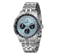 BERNY Reloj de Cronógrafo Tachímetro para Hombres Reloj Analógico de Cuarzo Deportivo Cronómetro 3ATM Impermeable Calendario Fecha C3 Lumínico