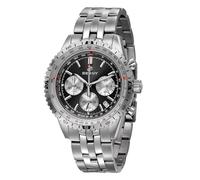 BERNY Reloj de Cronógrafo Tachímetro para Hombres Reloj Analógico de Cuarzo Deportivo Cronómetro 3ATM Impermeable Calendario Fecha C3 Lumínico