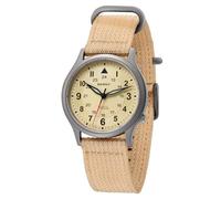 BERNY Reloj de Titanio Japonés Barrido Segundo Movimiento de Cuarzo VH31 5ATM Impermeable Relojes de Cuarzo Analógico para Hombres y Mujeres Super Luminous Correa de Lona