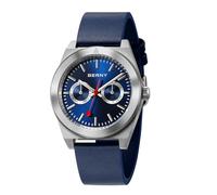 BERNY Reloj Hombres Vintage Relojes de Ferrocarril Resistente al Agua Analógico de Cuarzo con Fecha-Día y Subesferas