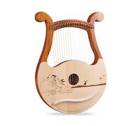 BERO Arpa de 19 Cuerdas para Principiantes Arpa Pequeña Portátil de 19 Tonos Arpa Lila de 19 Cuerdas Instrumento Musical Khonghou-B