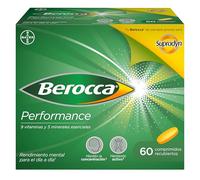 Berocca Performance 60 Comprimidos | Complejo de vitaminas y minerales que contribuye al rendimiento mental para el día a día