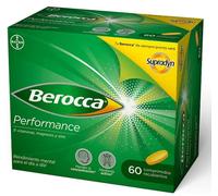 Berocca Performance Complejo de Vitaminas y Minerales Sin Cafeína, Contribuye al Rendimiento Mental y Físico, 60 Comprimidos