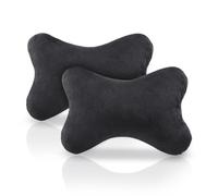 BEROZA 2 Almohada Reposacabezas Coche Cojin para Audi Q2 Q3 Q4 Q5 Q7 Q8 SQ2 SQ5 SQ7 SQ8 RS-Q3 RS-Q8 Cómoda Suave Transpirable Asiento Soporte Seat Accesorios,A