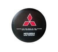 BEROZA Coches Rueda de Repuesto Cubierta, para Mitsubishi Montero 1995-2006 Neumático Bolsa de Almacenamiento Funda Protector,C16in