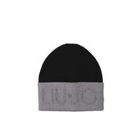 Berretto donna Liu Jo Beanie logo con borchie in maglia nero C25LJ30 2F4039 M0300 22222 TAGLIA UNICA
