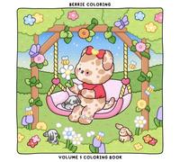 Berrie Coloring Volume 5: Cute and Cozy Coloring Book for Adults & Kids Featuring Easy to Color Animal Illustrations and Adorable Scenes