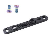 Berriphonia Bike Disc Brake Adapter - Flat Aluminum Precision Mount Bracket, Mountain Bicycle Disc Conversion Support Plate, Cycling Hardware Component | Reliable Repair Upgrade Part For Commuting