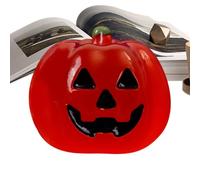 Berriphonia Halloween Pumpkin Decor, Glow in The Dark Pumpkin Figurilla Crafts - Resin Miniature Decoration Función for Party Perfect for Holiday Celebrations, Estos de