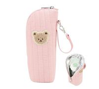 Berriphonia Insulated babybottleBag,babybottleTravel Bag with Bear Pattern | Portable Tote for Outdoor Transport Breast Milk Food The babybottleBag is A CompaniPreservation Storage Breastfeeding, rosa