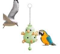 Berriphonia Parrot Chew Toys - Parkeet Masticar Claw Grinding Supplies | Couclage Involucra a tus Amigos Plumillas Con Este Juguete De Bird De Gourmandia Versátil Periquitos De Macaw, Gray Parrot